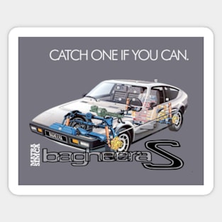 MATRA SIMCA BAGHEERA S - advert Sticker